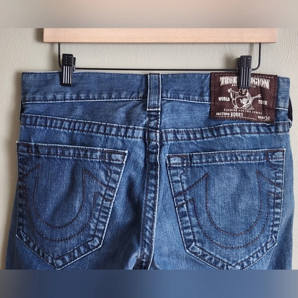 True Religion Vintage Bobby Bootcut Mens Jeans Size 31